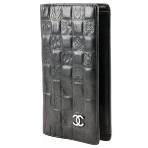 CHANEL icon Purse COCO Mark NO5 black Calfskin Women